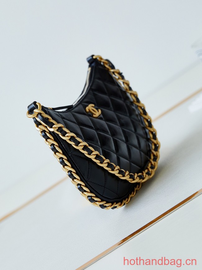 Chanel HOBO HANDBAG AS4378 black