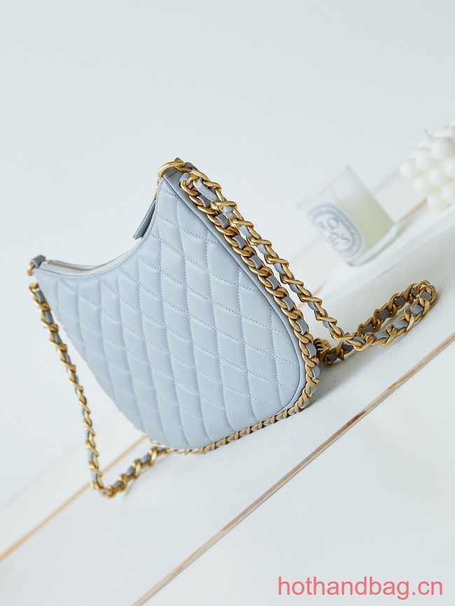 Chanel LARGE HOBO BAG AS4368 light blue