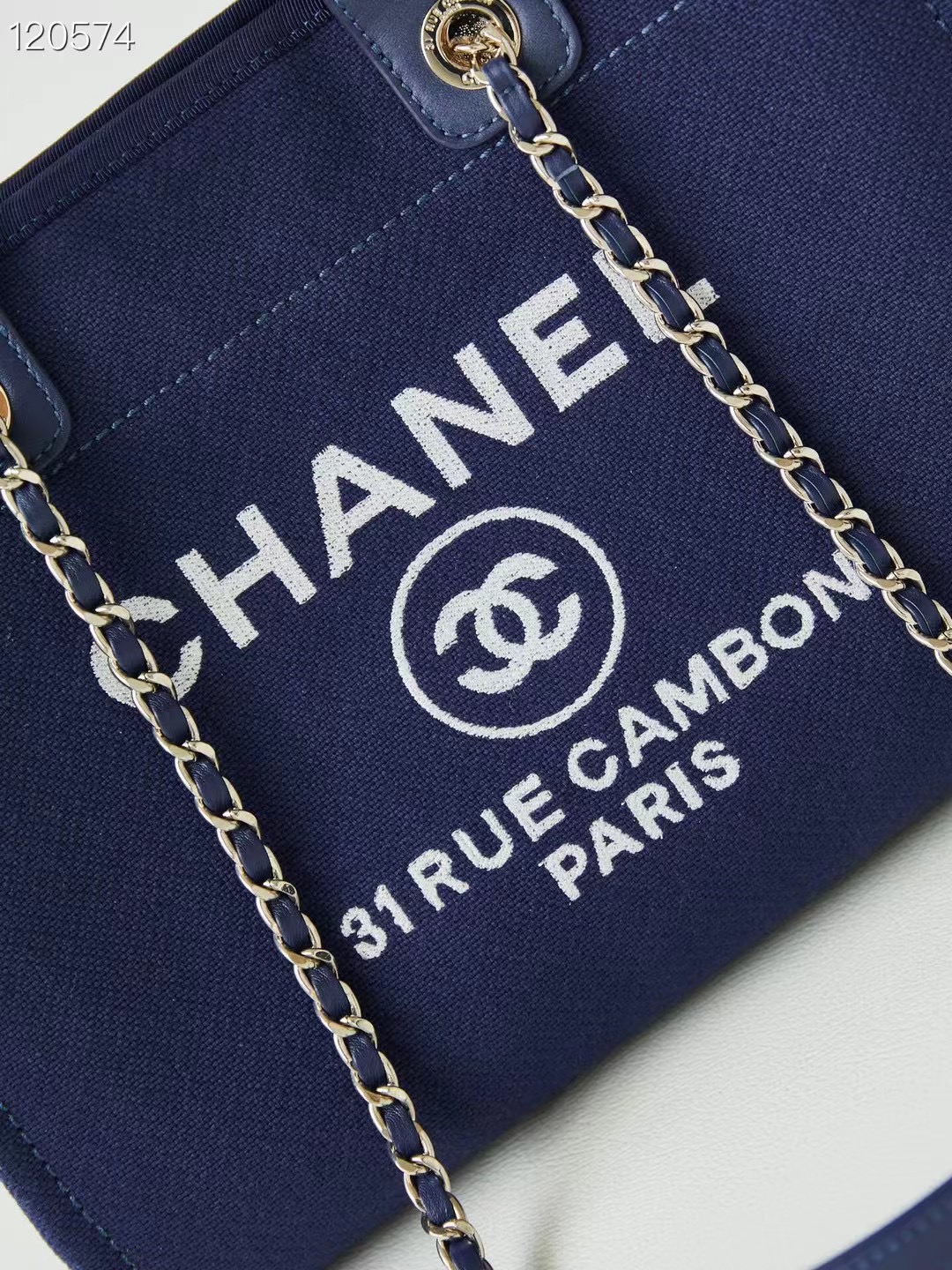 Chanel SHOPPING BAG AS3257 Blue