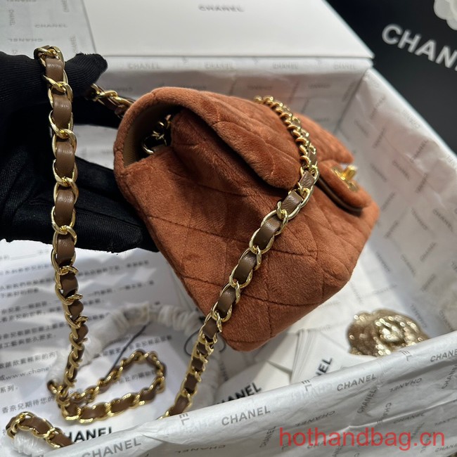 Chanel CLASSIC HANDBAG A1116 BROWN