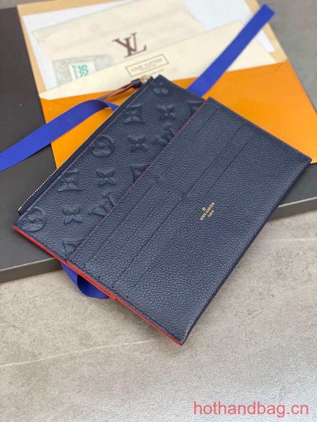 Louis Vuitton Monogram Empreinte Multi Pochette Felicie M81359 dark blue