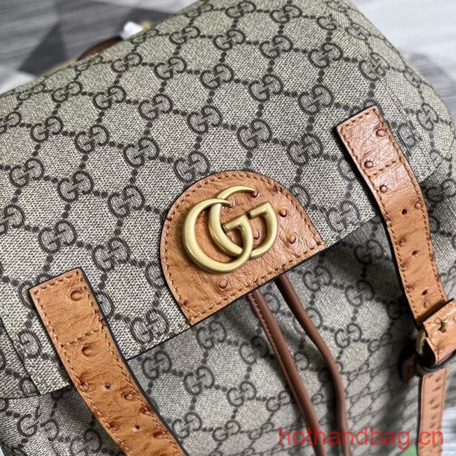 GUCCI BACKPACK WITH DOUBLE G 710859 brown