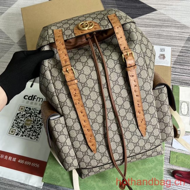 GUCCI BACKPACK WITH DOUBLE G 710859 brown