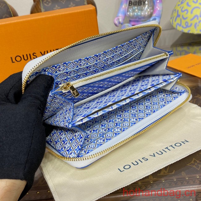 Louis Vuitton Zippy Wallet M82384 Blue