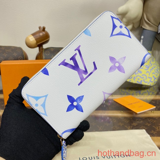 Louis Vuitton Zippy Wallet M82384 Blue