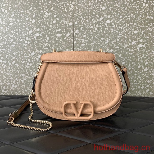 VALENTINO VSLING granular calfskin bag P098 pink