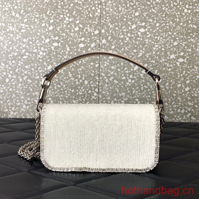 VALENTINO V-logo MINI LOCO bag 5032C white