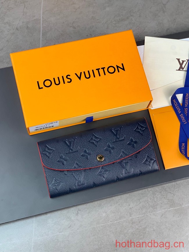 Louis Vuitton Emilie Wallet M69417 dark blue