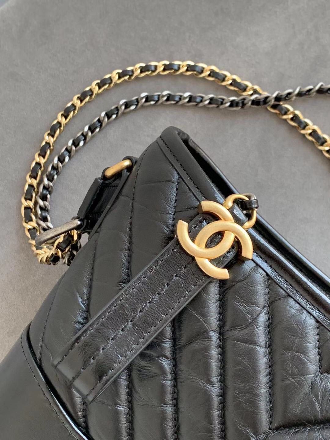 Chanel gabrielle small hobo bag A91810 Black