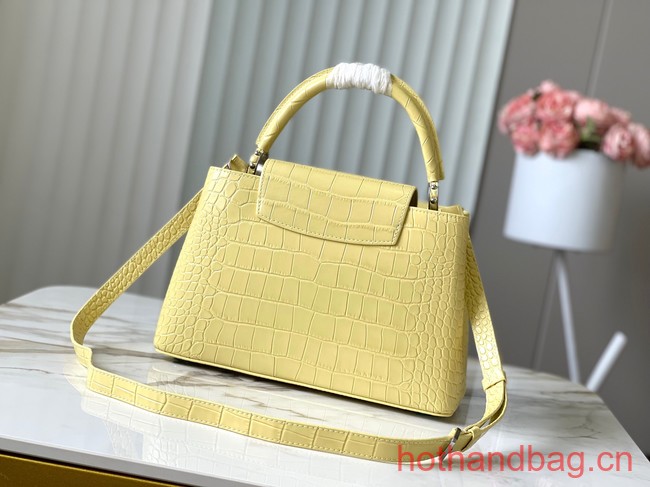 Louis Vuitton Capucines MM N93419 yellow