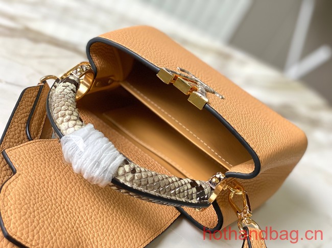 Louis Vuitton Capucines Mini N81209 Apricot