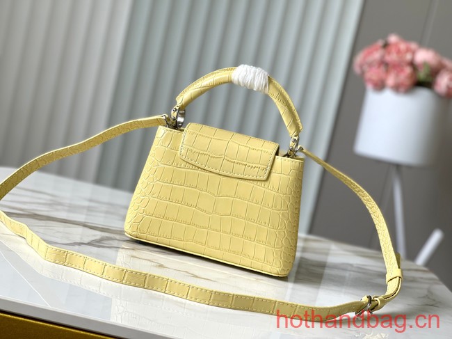 Louis Vuitton Capucines Mini N81209 yellow