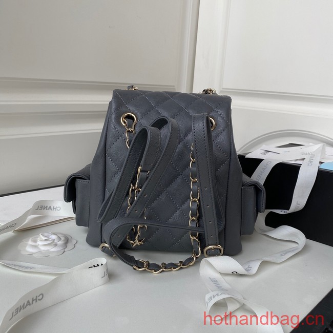 Chanel small BACKPACK AS4399 GRAY