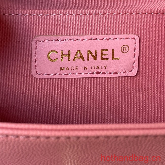 Chanel small BACKPACK AS4399 pink