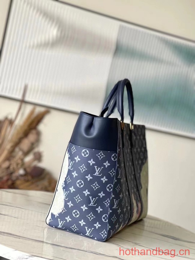 Louis Vuitton Weekend Tote NM M46812 blue