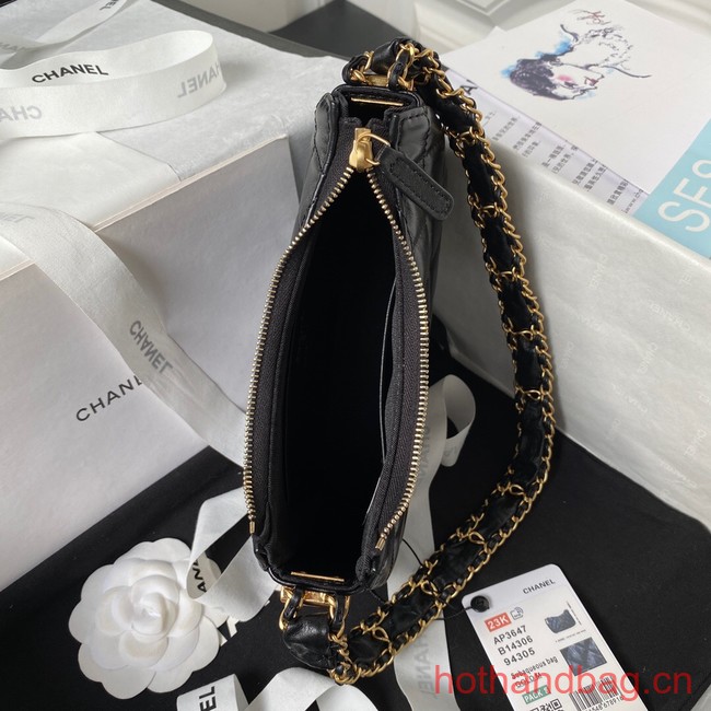 Chanel SMALL HOBO HANDBAG AP3647 black