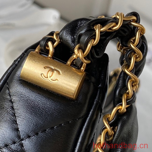 Chanel SMALL HOBO HANDBAG AS4422 black