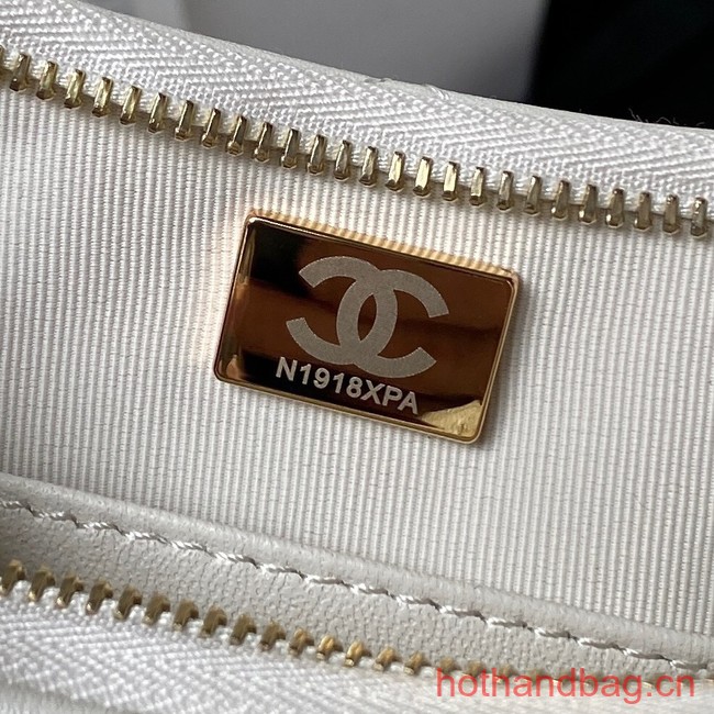 Chanel SMALL HOBO HANDBAG AS4422 white