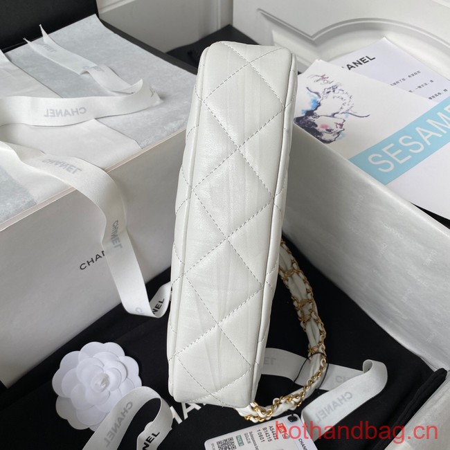 Chanel SMALL HOBO HANDBAG AS4422 white