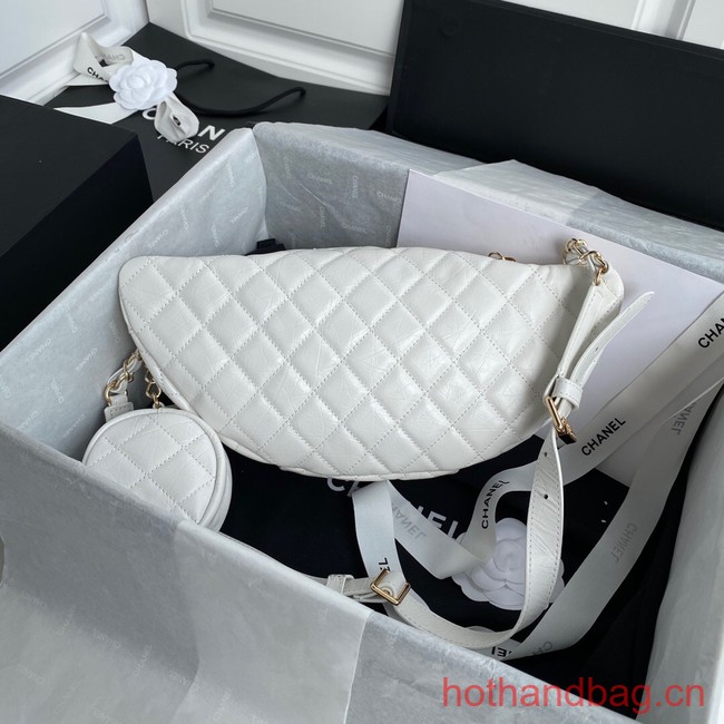 Chanel pocket AS1077 white