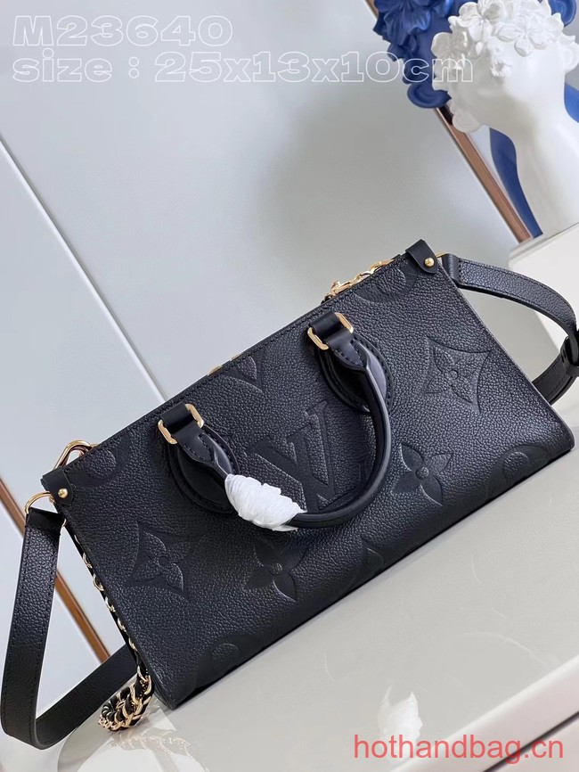 Louis Vuitton OnTheGo East West M23640 black
