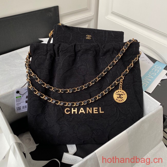 CHANEL 22 HANDBAG AS3260 black