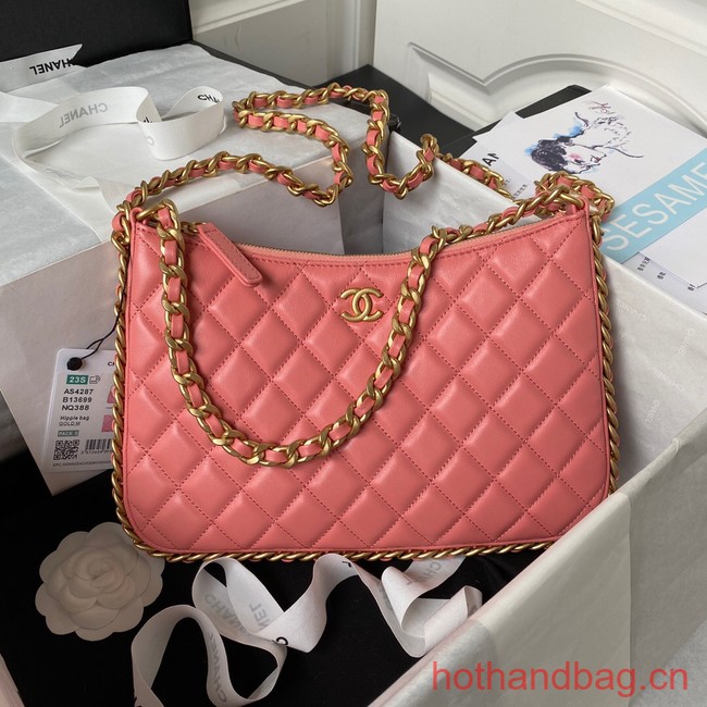 Chanel LARGE HOBO BAG AS4287 pink