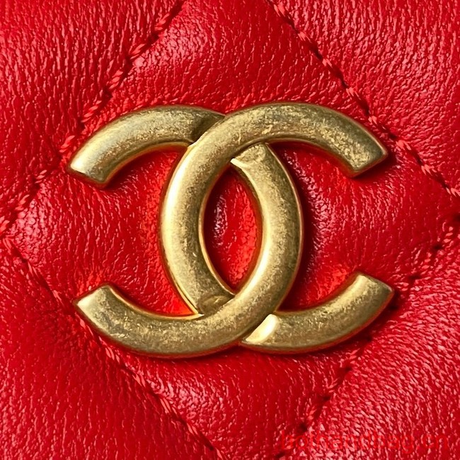 Chanel LARGE HOBO BAG AS4287 red