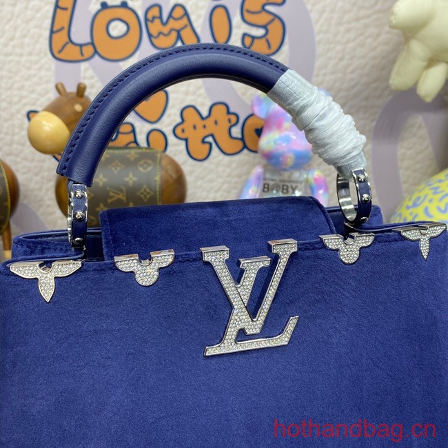 Louis Vuitton Velvet CAPUCINES BB N93164 Midnight Blue