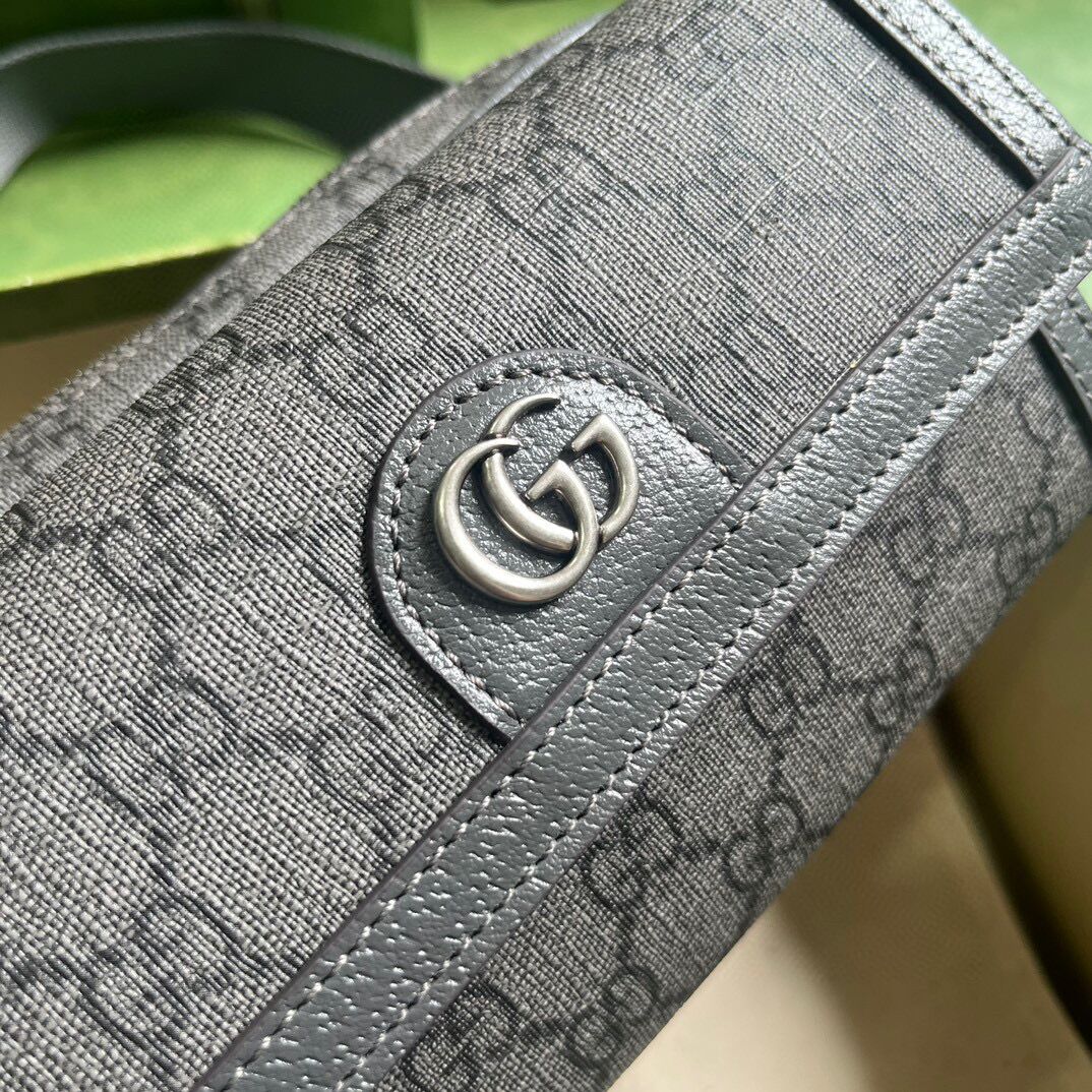 GUCCI GG SHOULDER BAG 574888 Gray