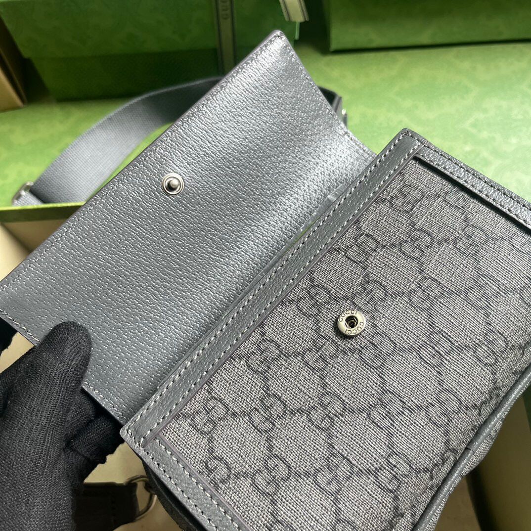 GUCCI GG SHOULDER BAG 574888 Gray