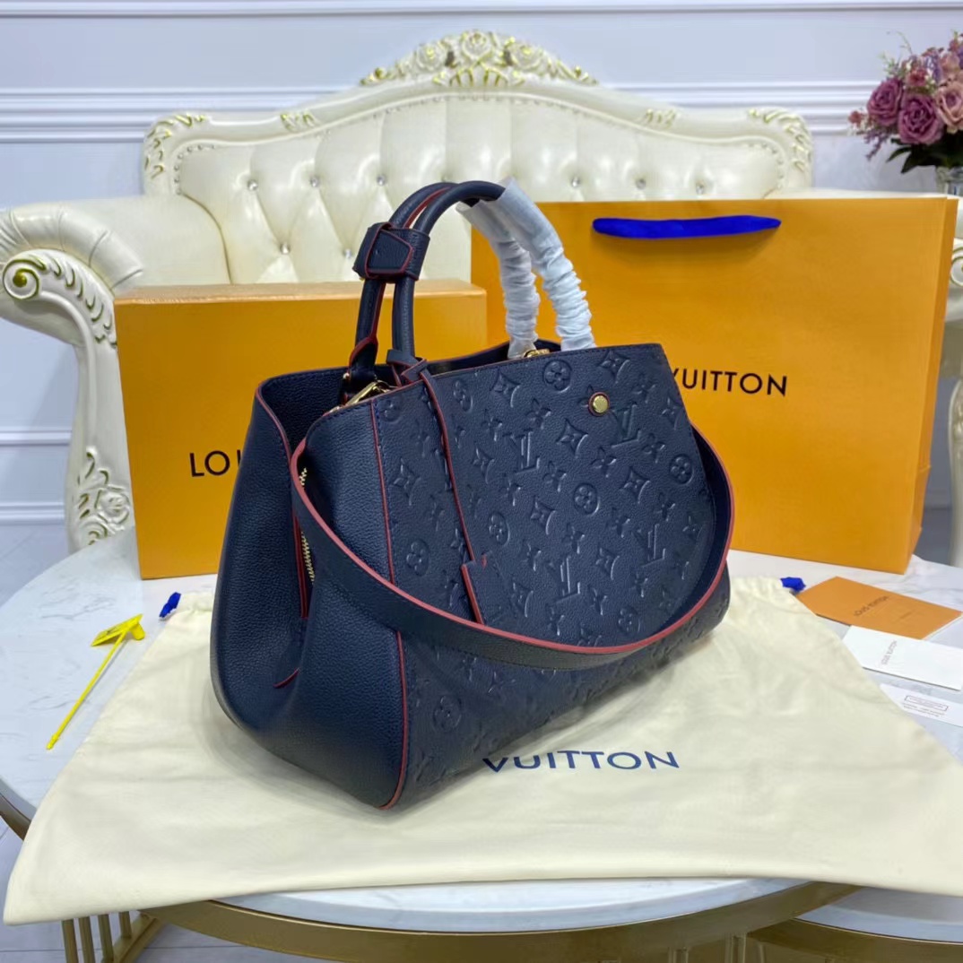 Louis vuitton original MONTAIGNE MM M44311 dark blue