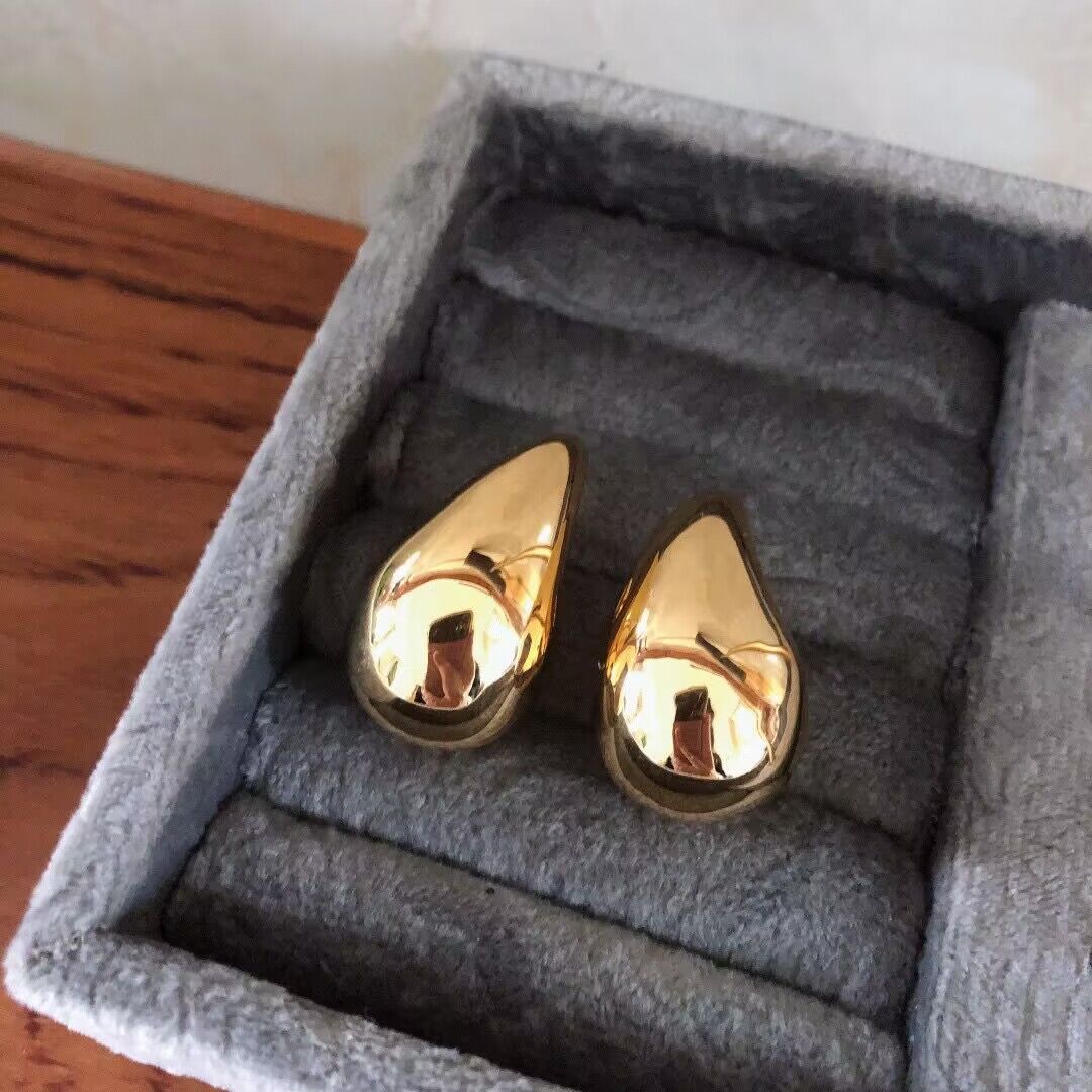 Bottega Veneta Earrings BV56223 Gold