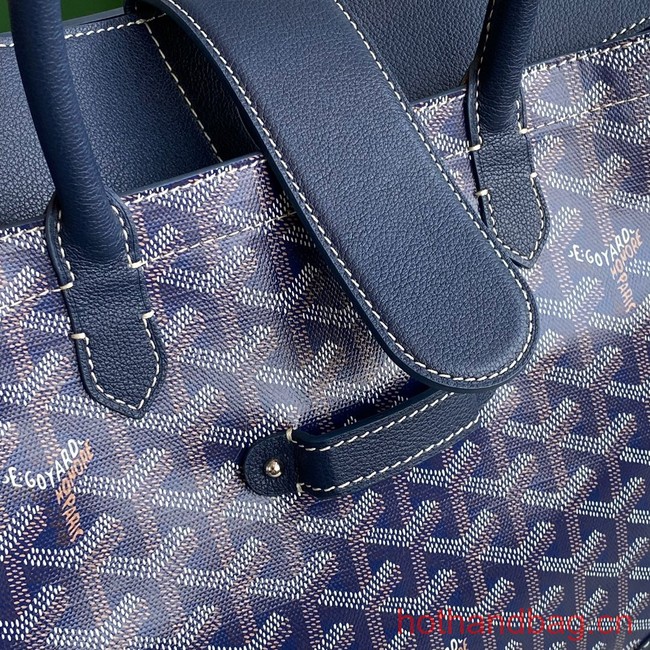 Goyard Calfskin Leather Tote Bag 20300 blue