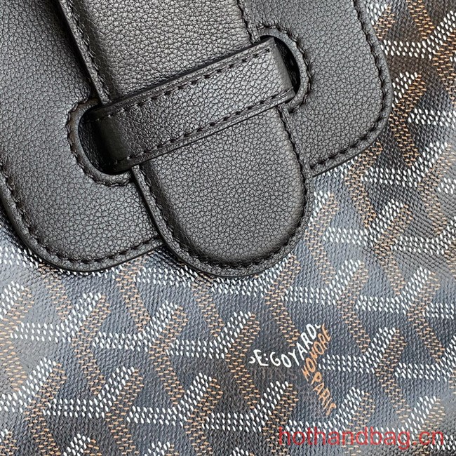 Goyard Calfskin Leather Tote Bag 20300 dark gray