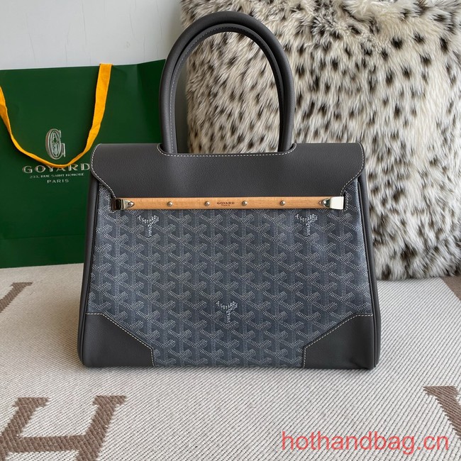 Goyard Calfskin Leather Tote Bag 20300 gray