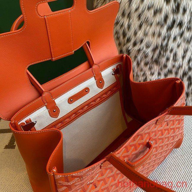 Goyard Calfskin Leather Tote Bag 20300 orange