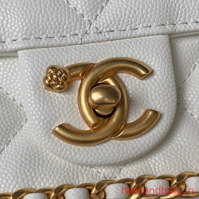 Chanel SMALL FLAP BAG AS4489 white