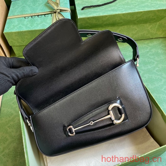 GUCCI HORSEBIT 1955 SMALL SHOULDER BAG 764155 black