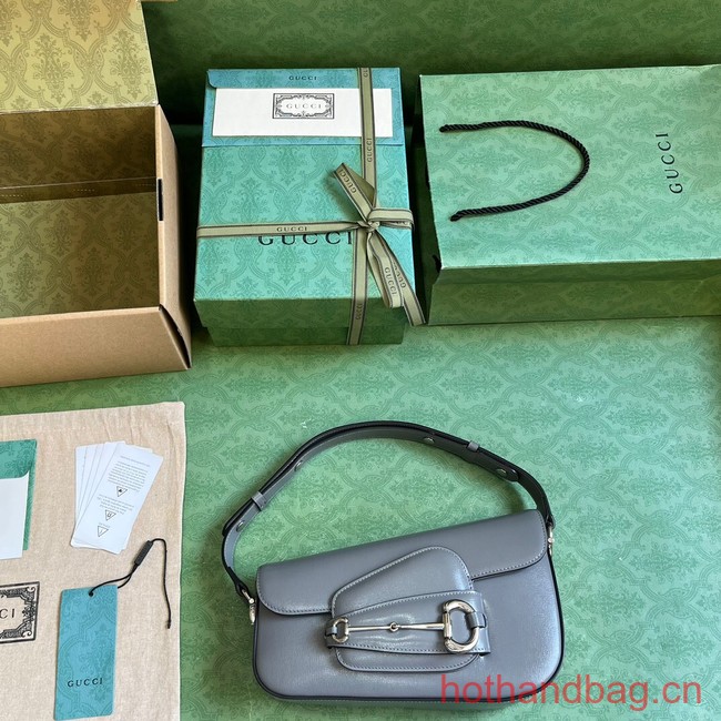 GUCCI HORSEBIT 1955 SMALL SHOULDER BAG 764155 gray