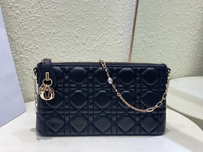 MISS DIOR MIDI MINI BAG black Cannage Lambskin S6006ONM