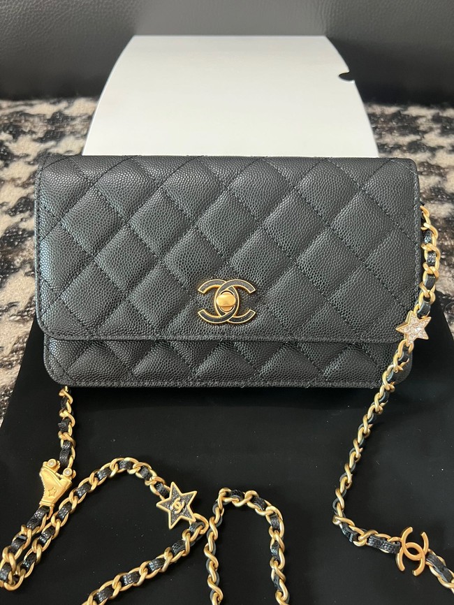 Chanel WALLET ON CHAIN AP3580 Black