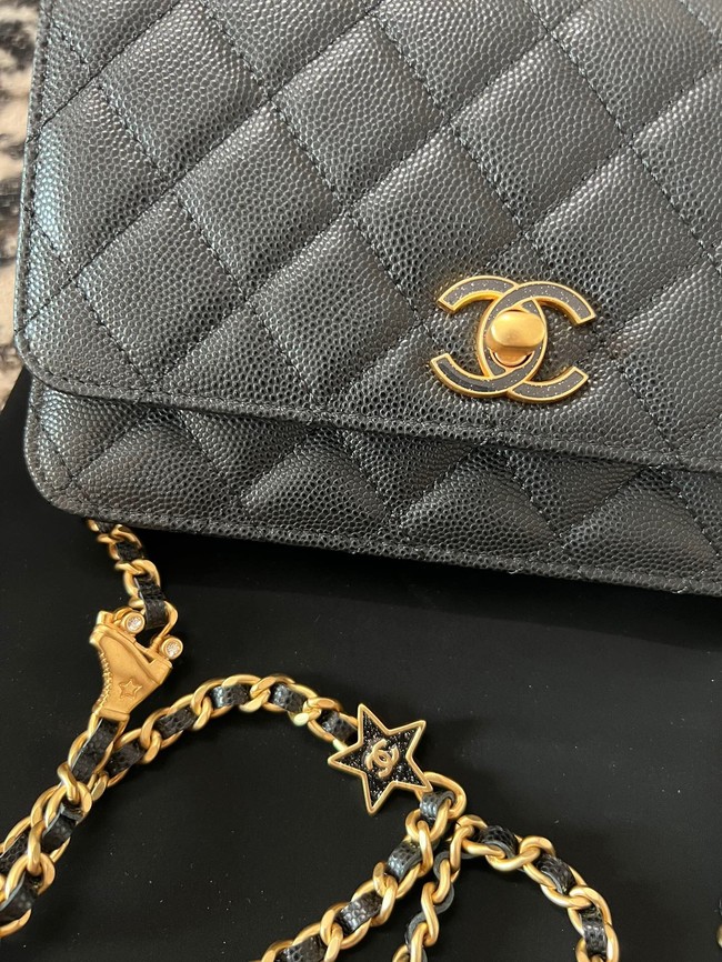 Chanel WALLET ON CHAIN AP3580 Black