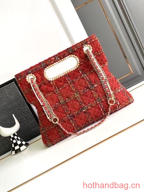 Chanel CLASSIC HANDBAG AS4222 red