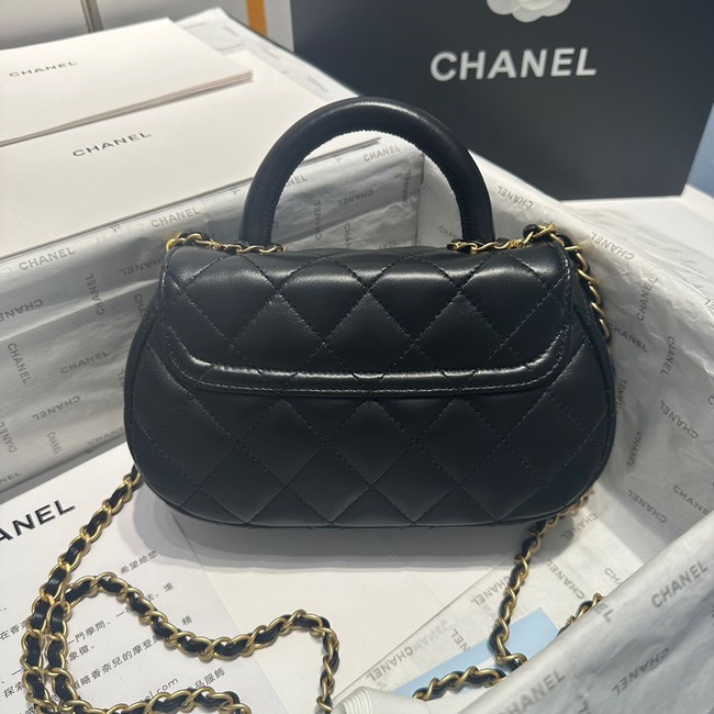 Chanel flap bag with top handle AS4573 Black