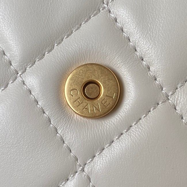 Chanel SMALL MESSENGER BAG AS4609 white