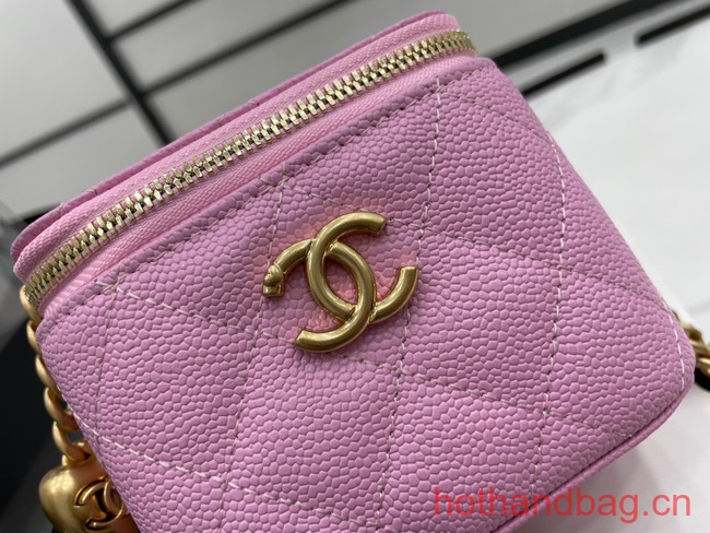 Chanel NANO CLUTCH WITH CHAIN A68129 PINK