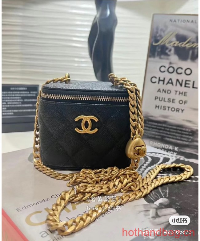 Chanel NANO CLUTCH WITH CHAIN A68129 black