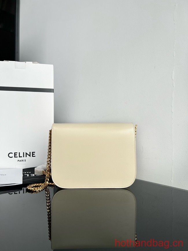 Celine MEDIUM COLLEGE BAG IN SHINY CALFSKIN 113583 PAMPA