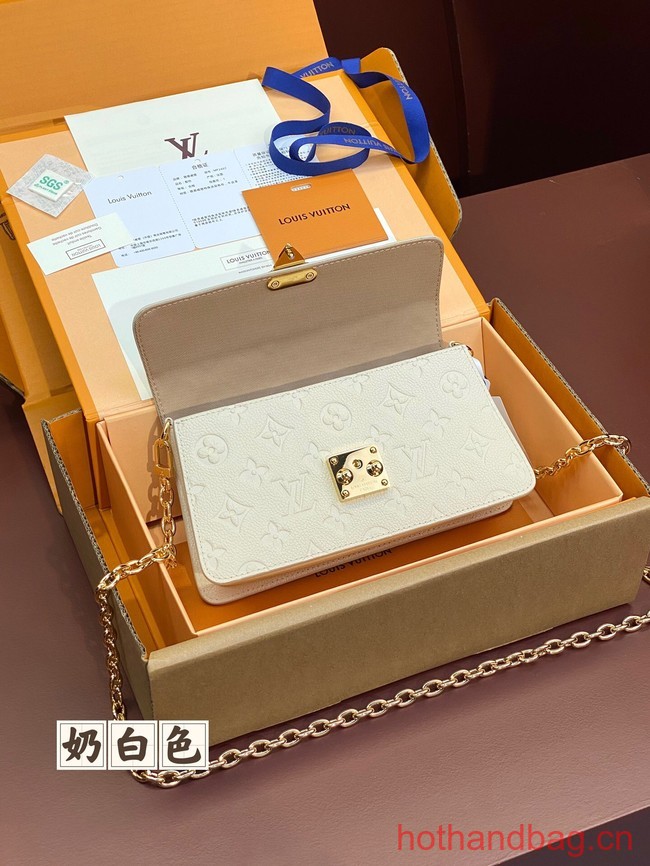 Louis Vuitton Wallet On Chain Metis M82836 Cream